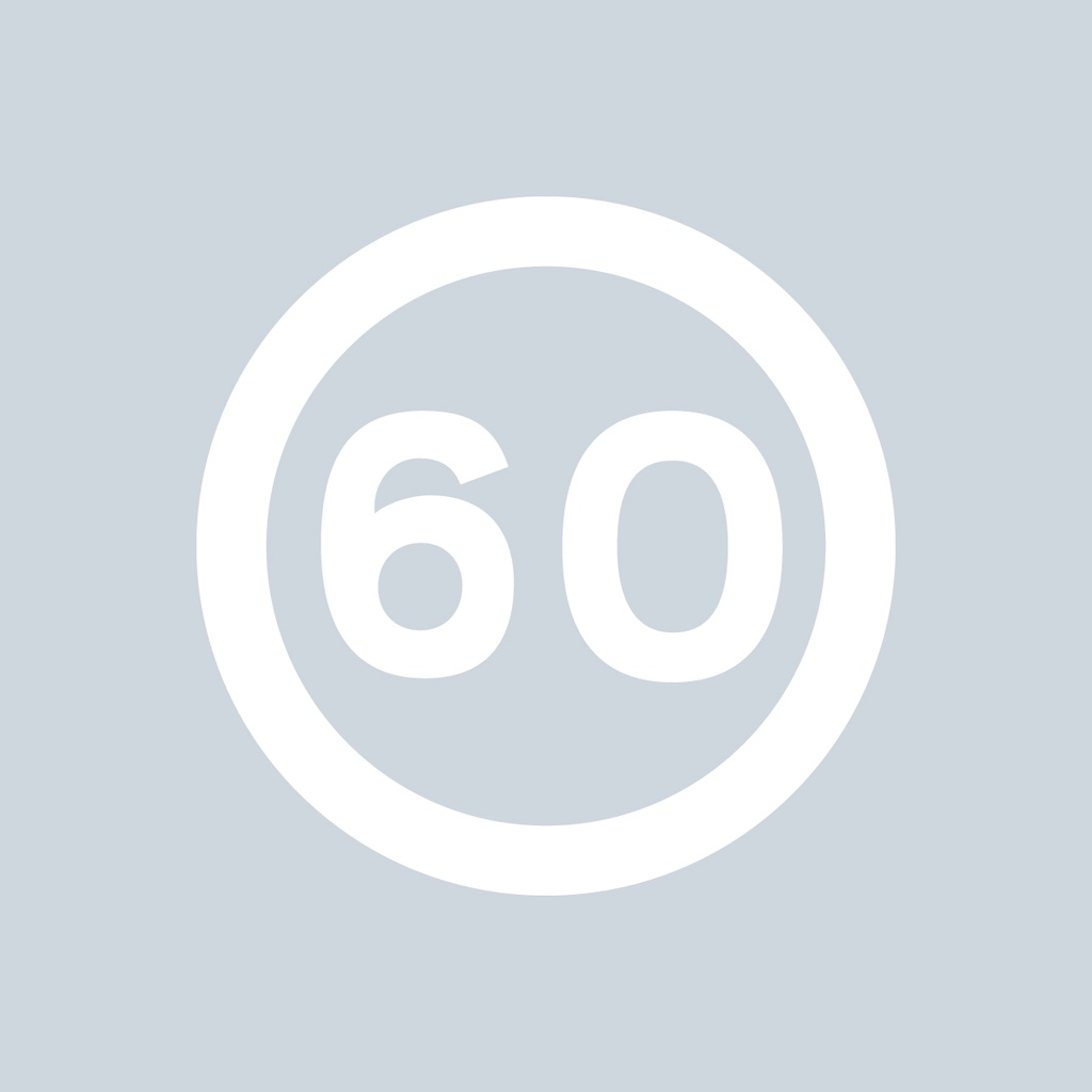 Speed Roundel White - 60 | Thermmark Road Markings